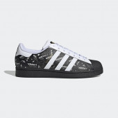 Adidas Superstar Siyah Gazete Spor Ayakkabı - 1