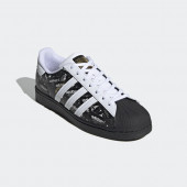 Adidas Superstar Siyah Gazete Spor Ayakkabı - 4