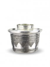 Morya Bakır Kalaylı Ehli Keyf İşlemeli Beyaz - 2