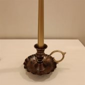 Morya Bakır Şamdan Mumluk Eskitme Şinanay - 2