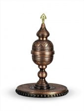 Morya Bakır Osmanlı Motifli Sultan Buhurdanlık - 1
