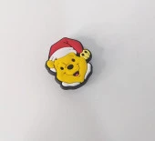 Terlik Ayakkabı Sandalet Tokası Silikon Pooh Terlik Süsü Aksesuar - 1