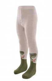 Ekinoks Erkek Çocuk Sevimli Dino Desen Pamuk Külotlu Çorap - 5