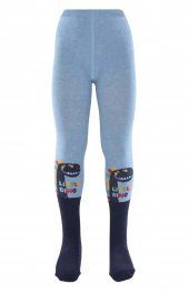 Ekinoks Erkek Çocuk Sevimli Dino Desen Pamuk Külotlu Çorap - 7