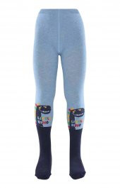 Ekinoks Erkek Çocuk Sevimli Dino Desen Pamuk Külotlu Çorap - 8