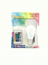 CMSOLAR 9W LED RGB E27 DUY AMPUL - 1