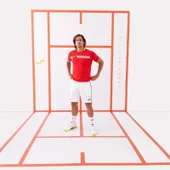 Joma Open III Bermuda Erkek Beyaz Tenis Şort 102252.203 thumbnail 9