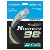 Yonex NBG 98 Badminton Kordajı 200 M Gümüş Gri - 1