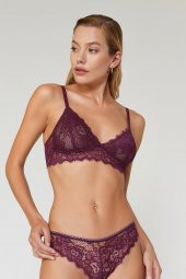 Cansoy 551 Marlin Dantelli Desteksiz Balensiz Bralet Takım - 3