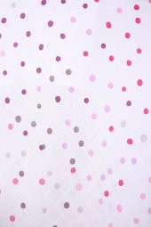Babyhola Müslin Örtü 80x80cm Benek Desen Organik Hediyelik Emzirme Alt Açma Yenidoğan Puset Örtüsü - 3