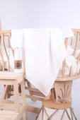 Babyhola Müslin Örtü 80x80cm Düz Renk Organik Hediyelik Emzirme Alt Açma Yenidoğan Puset Örtüsü - 3