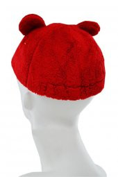 Kitti Kız Çocuk Peluş Lastikli Gölgelikli Şapka (K2245-03-077) - 4