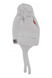 Kitti Erkek Çocuk Kulaklı Tüylenmeye Dayanıklı Bağcıklı Ponponlu Bere (K22120-09) - 6