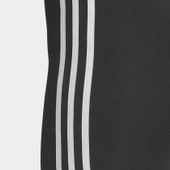 Adidas HC8826 Essentials 3-Stripes Cotton  Kadın Siyah Spor Tayt - 7