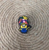 Terlik Ayakkabı Sandalet Tokası Silikon Minions Milyonlar Terlik Süsü Aksesuar - 1