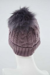 Suyutti Kadın Ponponlu Örme Bere (P-K22004-02) - 3