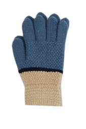 Kitti Erkek Çocuk İki Renk Ekstra Yumuşak Doku Örme Eldiven (K-2230-06) - 8