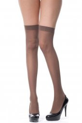 Kadın Diz Üstü Çorap 6 lı 70 Den Mat Kalın Ütülü Lastikli Esnek Bacağı Saran Kalın Tabanlı Müjde - - 1