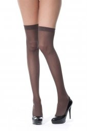 Kadın Diz Üstü Çorap 6 lı 70 Den Mat Kalın Ütülü Lastikli Esnek Bacağı Saran Kalın Tabanlı Müjde - - 2