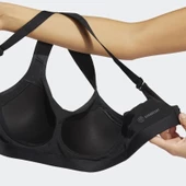 Adidas HF2297 Impact Training Yüksek Destekli Spor Bra Siyah - 7
