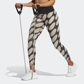 Adidas HR8179 X Marimekko Optime Kadın Siyah Spor Tayt - 1