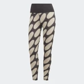 Adidas HR8179 X Marimekko Optime Kadın Siyah Spor Tayt - 4