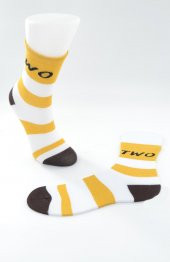 Ekinoks Two Yazılı Erkek Çocuk Soket Çorap - 1