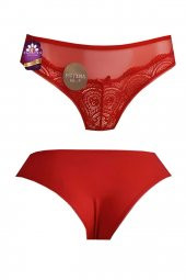 Papatya Kadın Brazilian Kalıp Önü Dantelli Kurdele Detaylı Külot (4871) - 1