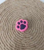 Terlik Ayakkabı Sandalet Tokası Silikon Kedi Pati Terlik Süsü Aksesuar - 1