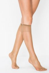 Penti 6 lı Fit 15 Den Parlak Burunsuz İnce Soket Çorap - 5