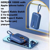 10000 Mah 66W Ultra Hızlı Powerbank Apple iphone Lightning Ve Type-c - 2