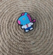 Terlik Ayakkabı Sandalet Tokası Silikon Bts Mang Terlik Süsü Aksesuar - 1
