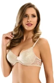 Le Jardin 7012-B Desteksiz-Balenli Dantel Kaplı Sütyen - 3