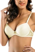 Le Jardin 7003-B Destekli-Balenli Dantel Push Up Sütyen thumbnail 1