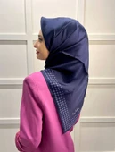 Pierre Cardin Kampanyalı Sezonsuz Sura (Krep Saten) İpek Eşarp 8473230  LACİVERT - 2