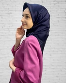 Pierre Cardin Kampanyalı Sezonsuz Sura (Krep Saten) İpek Eşarp 8473230  LACİVERT - 1