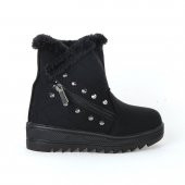 Twingo 6111 Siyah Kürklü Kız Çocuk Bot thumbnail 1