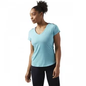 Reebok CF5940 Turkuaz Kadın Tişört - 1