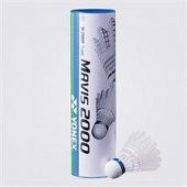 YONEX SHUTTLE MAVİS 2000 (6lı) BEYAZ BADMİNTON TOPU - 1