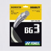 YONEX BG 3 BADMİNTON KORDAJI BEYAZ (10m) - 1