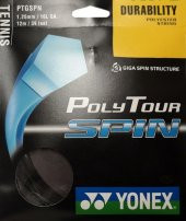 YONEX POLY TOUR SPIN SİYAH RULO TENİS KORDAJI - 1