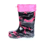 Serabian Pf-580 Syh-Fuşya Kürklü Kız Çocuk Çizme Bot Ayakkabı - 2