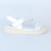 Poliva 4560 Düz Simli Kız Çocuk Sandalet - 4