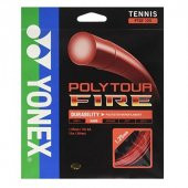 YONEX POLY TOUR FIRE 125 (12 m) TENİS KORDAJ-Kırmızı Monofilament - 1