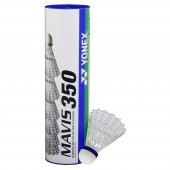 YONEX MAVİS 350 (6lı) BEYAZ BADMİNTON TOPU YEŞİL BANT - 1