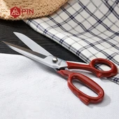 BRT 9 Kırmızı Saplı Terzi, Tekstil, Modelist ve Ev Makası 9 inç thumbnail 2