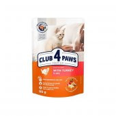 Club4Paws Hindili Premium Pouch Yavru Kedi Maması 80 Gr - 1
