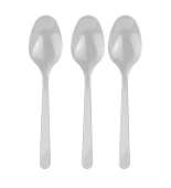 Lüks Plastik Sup Kaşık Şeffaf ( 2400 Adet ) - 1