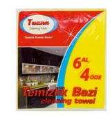 6'lı Temizlik Bezi 40x40 cm ( 1 Paket ) - 1