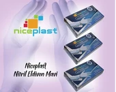 Pudrasız Mavi Nitril Medikal Muayene Eldiveni ( S ) 100 Adet - 1